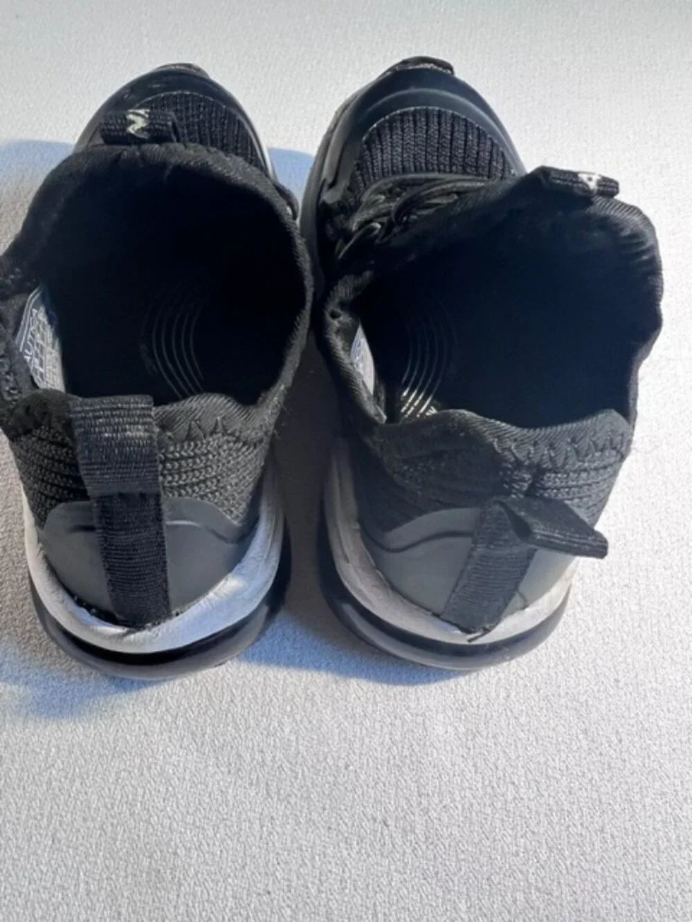 Nautica kids' sneakers black mesh upper synthetic overlays‎ Size 8 toddler